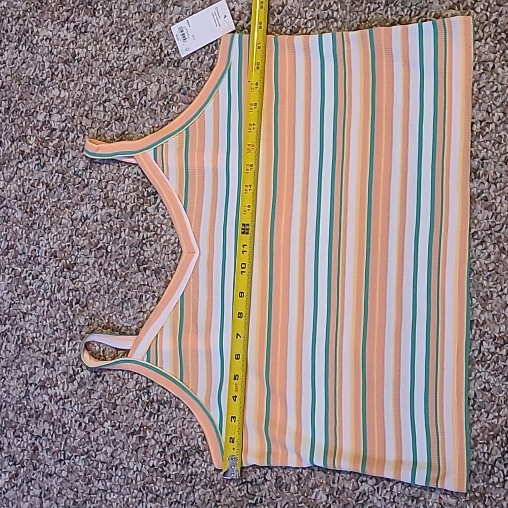 SO BRAND WOMENS JUNIOR STRIPED SUMMER TOP SIZE 2X